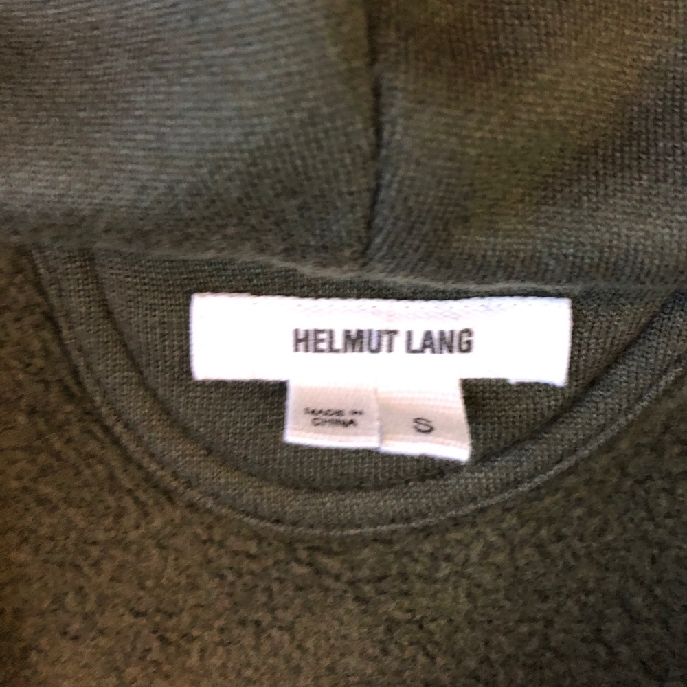 Helmut Lang beautiful olive color hoodie - Picture 5 of 5